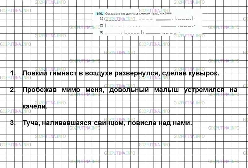 Составьте сложные предложения по данным схемам. Русский язык 7 класс упражнение 190. Схема предложения 5 класс русский язык ладыженская.