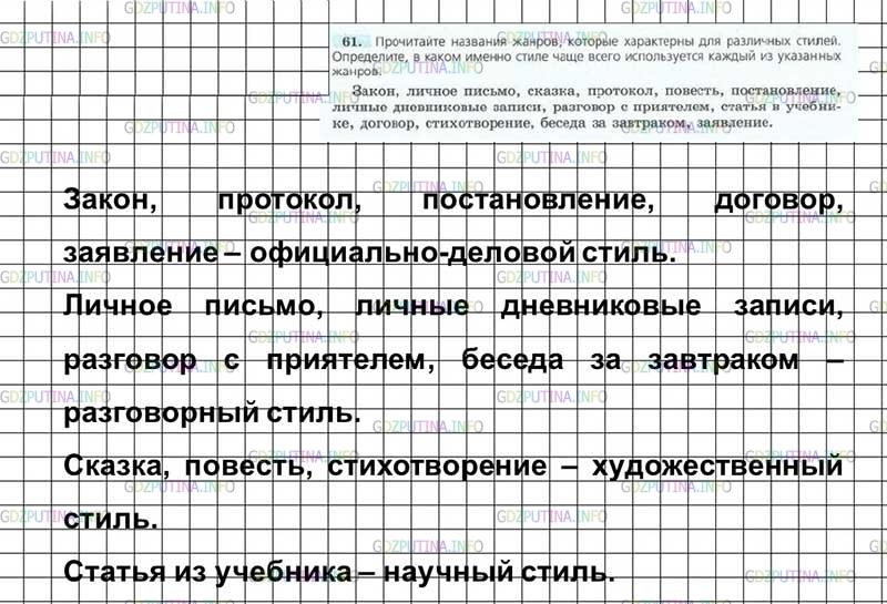Русский язык 7 класс рыб