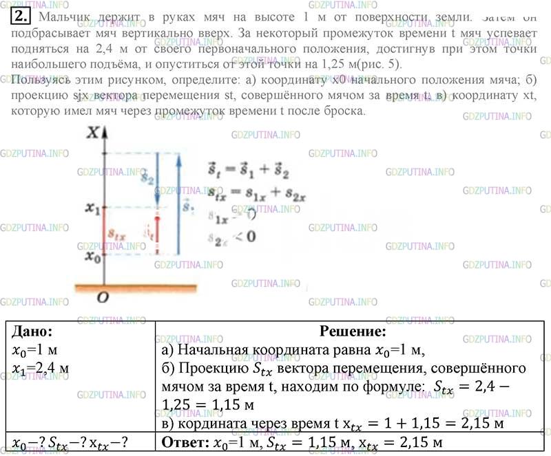 Физика 8 класс параграф 2 упражнение