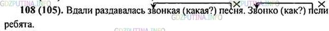 Фото картинка ответа 1: Упражнение № 108 из ГДЗ по Русскому языку 5 класс: Ладыженская