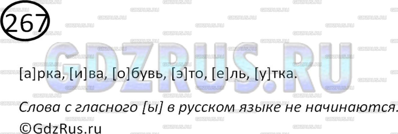 Фото картинка ответа 2: Упражнение № 267 из ГДЗ по Русскому языку 5 класс: Ладыженская