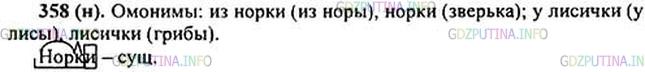 Фото картинка ответа 1: Упражнение № 358 из ГДЗ по Русскому языку 5 класс: Ладыженская