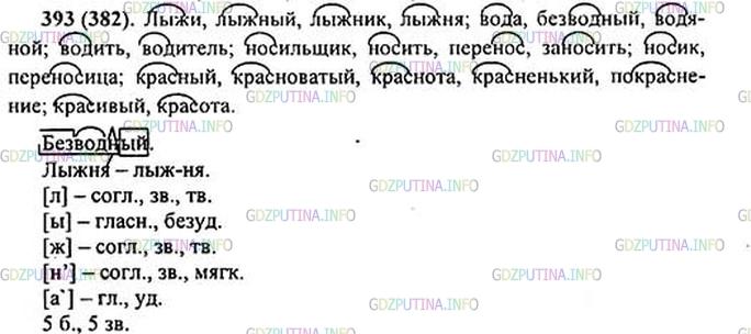 Фото картинка ответа 1: Упражнение № 393 из ГДЗ по Русскому языку 5 класс: Ладыженская
