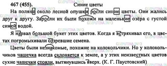 Фото картинка ответа 1: Упражнение № 467 из ГДЗ по Русскому языку 5 класс: Ладыженская