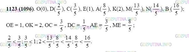 Фото картинка ответа 2: Задание № 1123 из ГДЗ по Математике 5 класс: Виленкин
