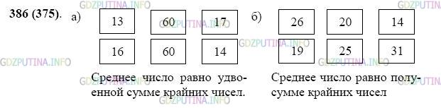 Фото картинка ответа 2: Задание № 386 из ГДЗ по Математике 5 класс: Виленкин