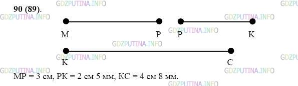 Фото картинка ответа 2: Задание № 90 из ГДЗ по Математике 5 класс: Виленкин