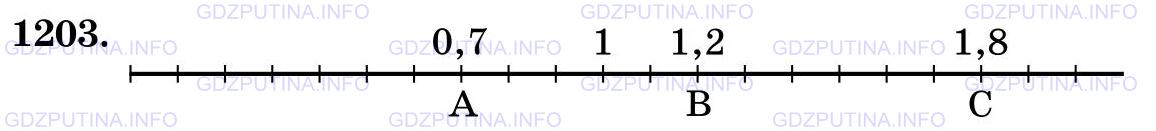 Фото картинка ответа 3: Задание № 1203 из ГДЗ по Математике 5 класс: Виленкин